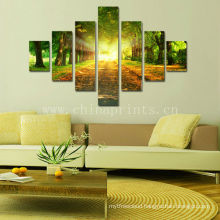 Hanging Frameless Canvas Art/Forest Stretched Canvas Printing/Natural Photographic Digital Print on Canvas